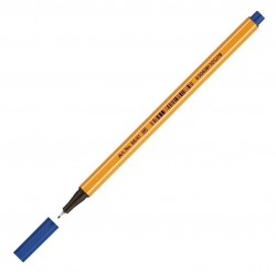 Ручка капиллярная Stabilo POINT 88/41 (88/41) 0.4мм пластик оранжевый синие чернила коробка