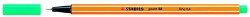 Ручка капиллярная Stabilo POINT (88/13) 0.4мм пластик зеленые неон чернила коробка