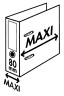 Папка-регистратор Esselte №1 Power Maxi 81188 A4 80мм пластик серый вместимость 600 листов
