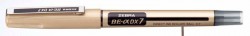 Ручка-роллер Zebra ZEB-ROLLER BE& DX7 (EX-JB5-BK) 0.7мм игловидный пиш. наконечник черный