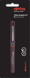 Ручка капиллярная Rotring TIKKY GRAPHIC (1904755) 0.7мм черные чернила блист.европод.