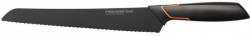 Нож Fiskars Edge (1003093) стальной для хлеба лезв.230мм серрейт. заточка черный/оранжевый