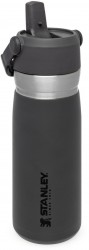 Термос-бутылка Stanley Flip Straw 0.65л. серый (10-09697-008)