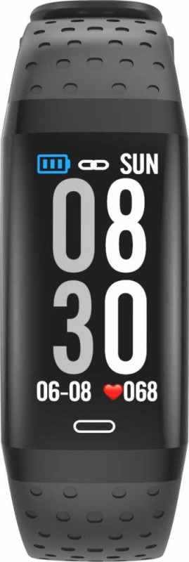 Фитнес-трекер Jet Sport FT-9C TFT корп.:черный рем.:черный (FT-9С BLACK)