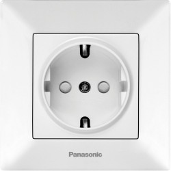 Розетка силовая Panasonic Arkedia (WMTC02122WH-RU) скрыт. IP20 белый (упак.:1шт)