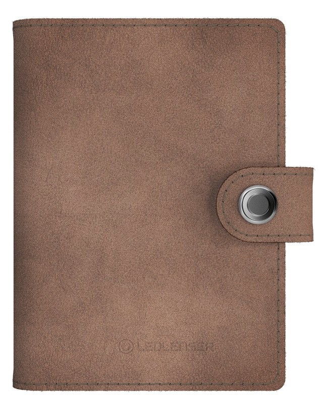Кошелек Led Lenser Lite Wallet 502401 серый натур.кожа