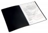 Папка с 20 прозр.вклад. Бюрократ Economy -EC20BLACK A4 пластик 0.4мм черный