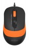 Мышь A4Tech Fstyler FM10 черный/оранжевый оптическая (1600dpi) USB (4but)