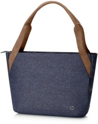 Сумка для ноутбука 14" HP RENEW Tote синий/коричневый пластик женский дизайн (1A217AA)