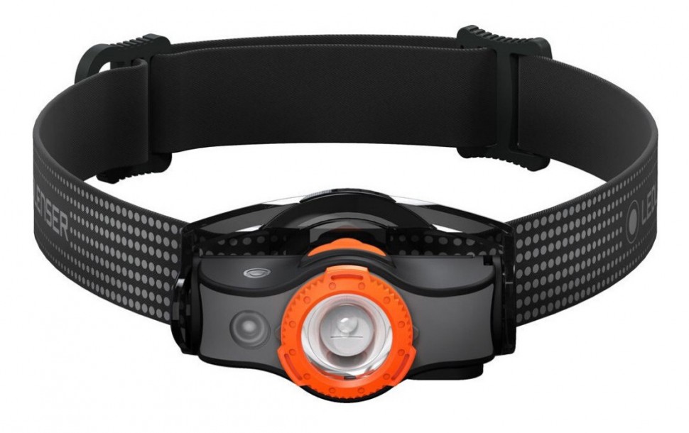 Фонарь налобный Led Lenser MH7 черный/оранжевый лам.:светодиод. (502153)