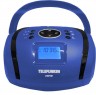 Аудиомагнитола Telefunken TF-SRP3449 синий 3Вт/MP3/FM(dig)/USB/SD/MMC