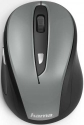 Мышь Hama MW-400 серый оптическая (1600dpi) беспроводная USB для ноутбука (6but)