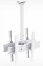 Кронштейн для телевизора Holder PR-102-W белый 32"-65" макс.90кг потолочный фиксированный