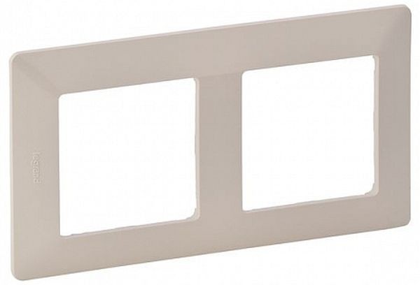 Рамка Legrand Valena Life 754042 накладная 2xMosaic горизонтальный монтаж пластик слоновая кость
