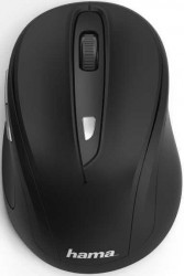 Мышь Hama MW-400 черный оптическая (1600dpi) беспроводная USB для ноутбука (6but)