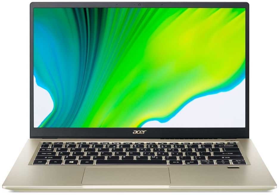 Ультрабук Acer Swift 3X SF314-510G-50HM Core i5 1135G7/8Gb/SSD512Gb/Intel Iris Xe Max 4Gb/14"/IPS/FHD (1920x1080)/Windows 10/gold/WiFi/BT/Cam/3815mAh