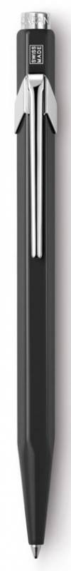 Ручка шариковая Carandache Office CLASSIC (849.009_MTLGB) черный M синие чернила подар.кор.