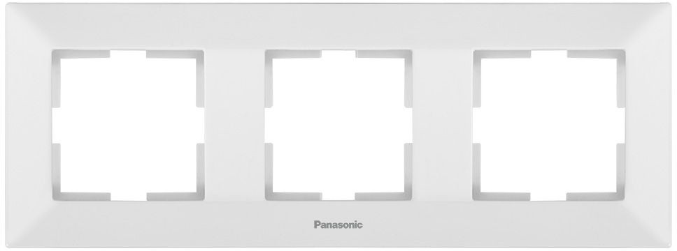 Рамка Panasonic Arkedia WMTF08032WH-RU 3x горизонтальный монтаж пластик белый (упак.:1шт)
