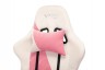 Кресло игровое Zombie VIKING X Fabric белый/розовый с подголов. крестовина пластик