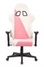 Кресло игровое Zombie VIKING X Fabric белый/розовый с подголов. крестовина пластик