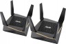 Роутер беспроводной Asus RT-AX92U(2-PK) AX6100 10/100/1000BASE-TX черный (упак.:2шт)