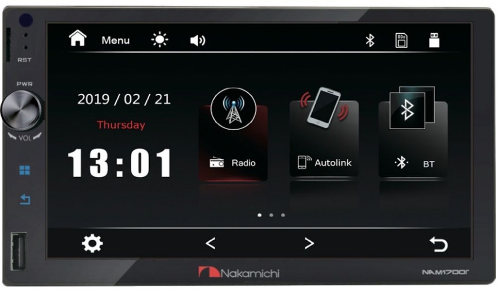 Автомагнитола Nakamichi NAM1700r 2DIN 4x50Вт