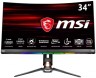 Монитор MSI 34" Optix MPG341CQR VA 3440x1440 144Hz FreeSync 400cd/m2 21:9