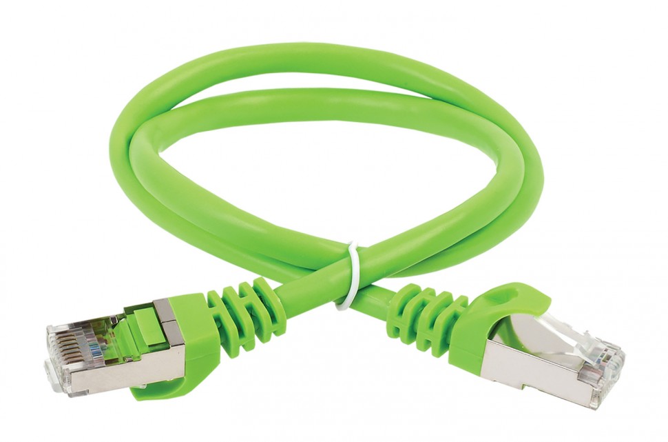 Патч-корд ITK PC02-C5EFL-5M FTP вилка RJ-45-вилка RJ-45 кат.5е 5м зеленый LSZH (уп.:1шт)