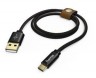 Кабель Hama Jeans 00183200 micro USB B (m) USB A(m) 1.5м черный