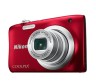 Фотоаппарат Nikon CoolPix A100 красный 20.1Mpix Zoom5x 2.7" 720p 25Mb SDXC CCD 1x2.3 IS el 10minF/EN-EL19