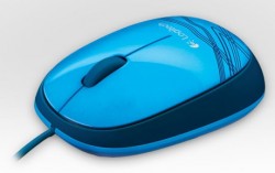 Мышь Logitech M105 синий оптическая (1000dpi) USB (2but)
