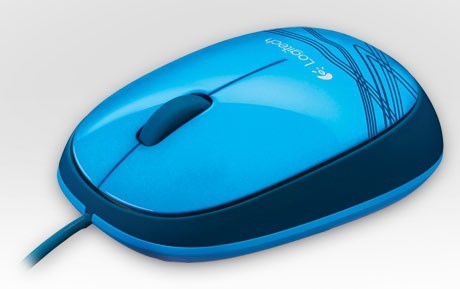 Мышь Logitech M105 синий оптическая (1000dpi) USB (2but)