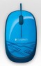 Мышь Logitech M105 синий оптическая (1000dpi) USB (2but)