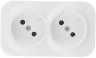 Блок силовая (2 розетки) Legrand Quteo (782212) откр. IP20 белый