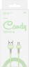 Кабель Redline Candy УТ000021990 USB (m)-Lightning (m) 1м зеленый