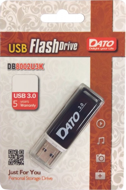 Флеш Диск Dato 32Gb DB8002U3 DB8002U3K-32G USB3.0 черный