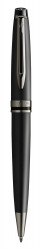 Ручка шариковая Waterman Expert DeLuxe (2119251) Metallic Black RT M синие чернила подар.кор.