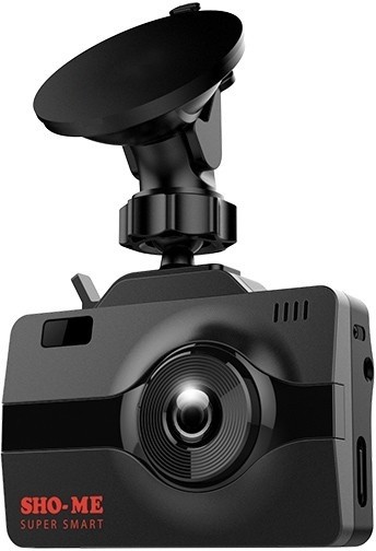 Видеорегистратор с радар-детектором Sho-Me Combo Super Smart GPS ГЛОНАСС черный
