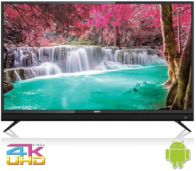 Телевизор LED BBK 43" 43LEX-8161/UTS2C черный/Ultra HD/50Hz/DVB-T2/DVB-C/DVB-S2/USB/WiFi/Smart TV (RUS)