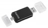 Устройство чтения карт памяти USB 2.0/micro USB OTG Hama 00054130 черный