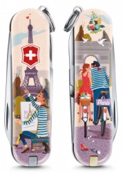 Нож перочинный Victorinox Classic The City of Love (0.6223.L1810) 58мм 7функций