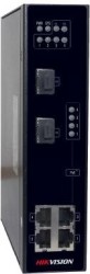 Коммутатор Hikvision DS-3T0306P 4x100Mb 2SFP 4PoE+ 120W неуправляемый