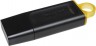 Флеш Диск Kingston 128Gb DataTraveler Exodia DTX/128GB USB3.1 черный/желтый