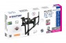 Кронштейн для телевизора Kromax ATLANTIS-35 new черный 22"-65" макс.50кг настенный поворотно-выдвижной и наклонный