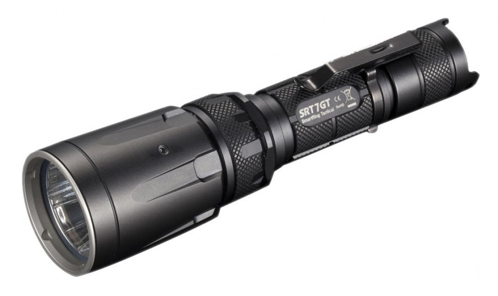 Фонарь ручной Nitecore SRT7GT Kit черный лам.:светодиод. 18650/CR123x1