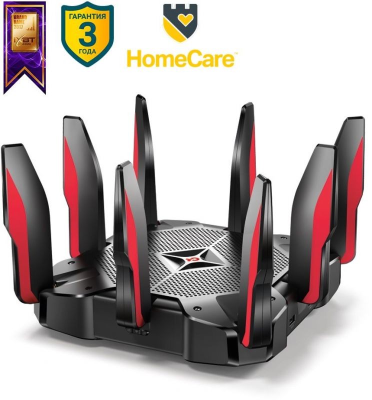 Роутер беспроводной TP-Link Archer C5400X AC5400 10/100/1000BASE-TX черный