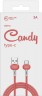 Кабель Redline Candy УТ000021994 USB (m)-USB Type-C (m) 1м красный