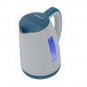 Чайник электрический Polaris PWK 1790СL 1.7л. 2200Вт белый/синий (корпус: пластик)