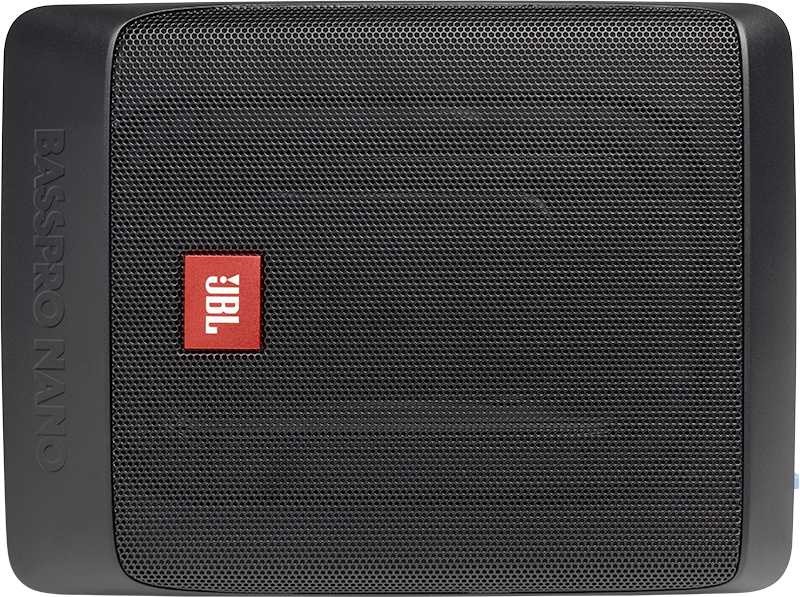 Сабвуфер автомобильный JBL Basspronano 100Вт активный (15.2x20.3см/6x8")