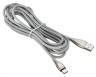 Кабель Digma USB (m)-USB Type-C (m) 3м серебристый